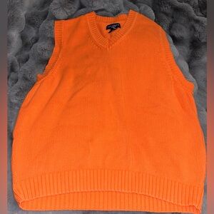 Orange Sweater Vest